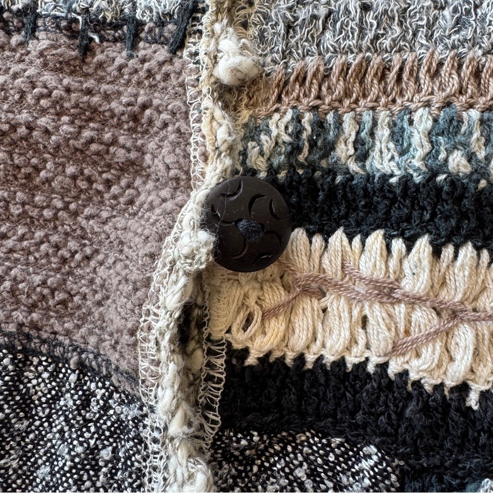 Sandy Starkman Patchwork Knit Cardigan/Jacket - image 8